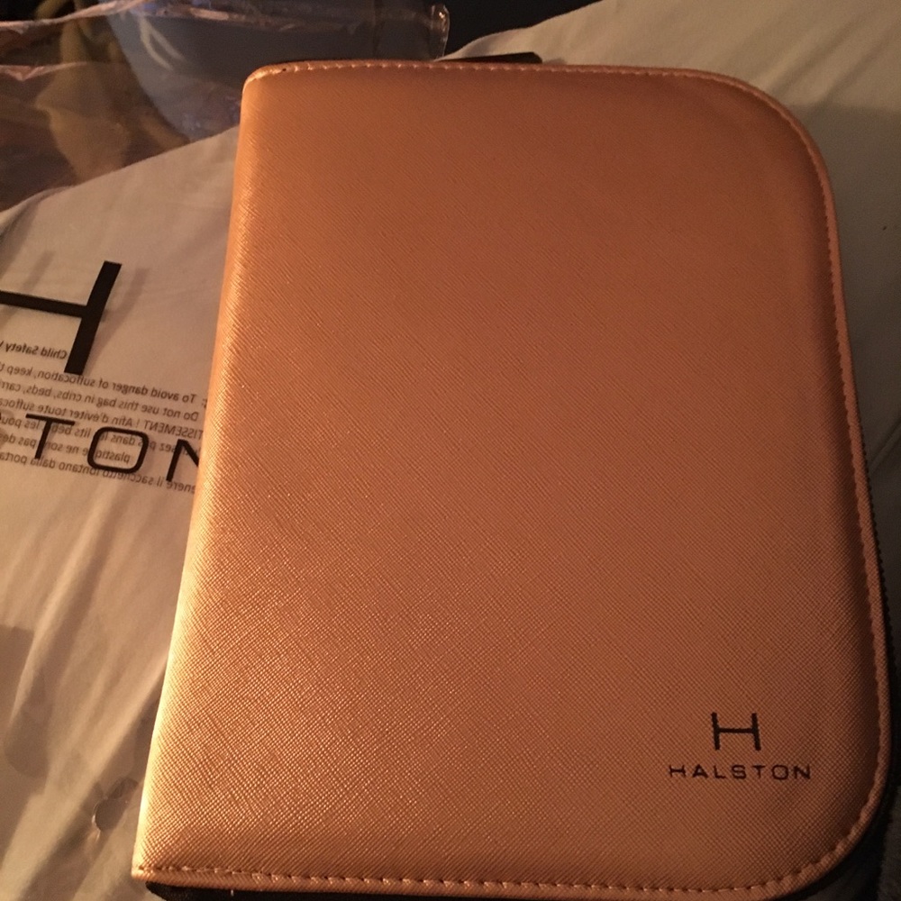 New Gold H Halston Jewelry Portfolio.